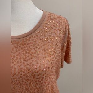 J. Crew Sequined T-shirt M